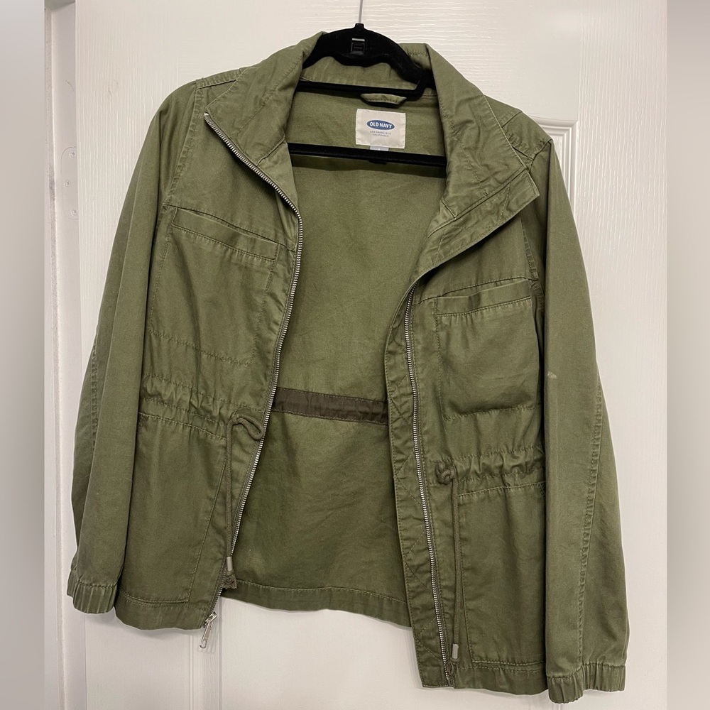 Dark green army jacket